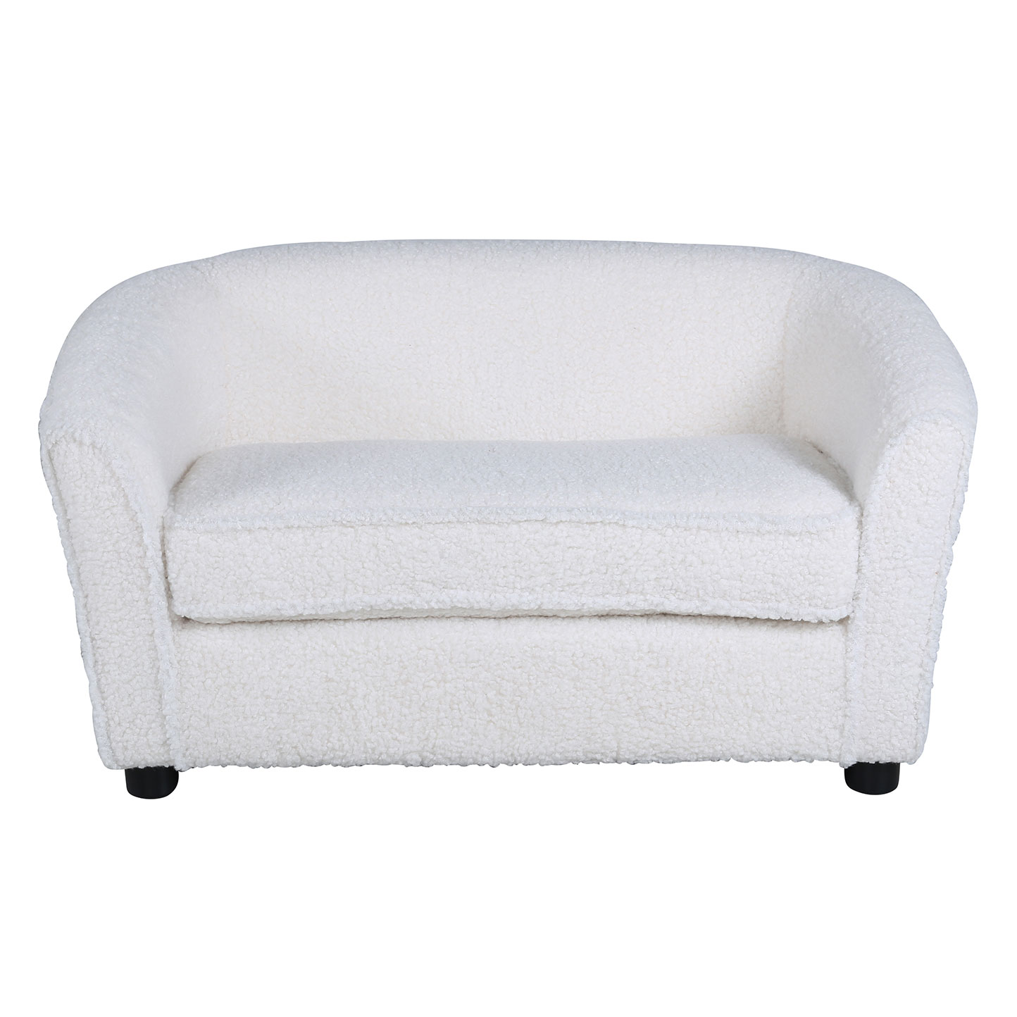 Barnsoffa Venture Home Måna Vit Teddy