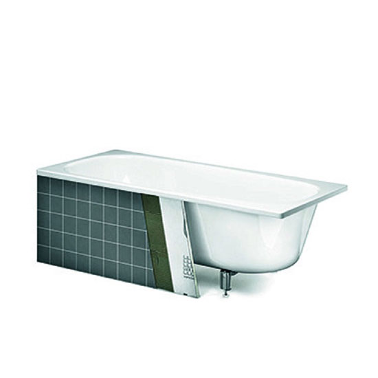 Inbyggnadsbadkar Gustavsberg 1600 Duo