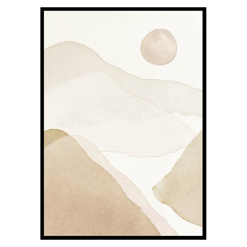 Poster Gallerix Mountain Shapes