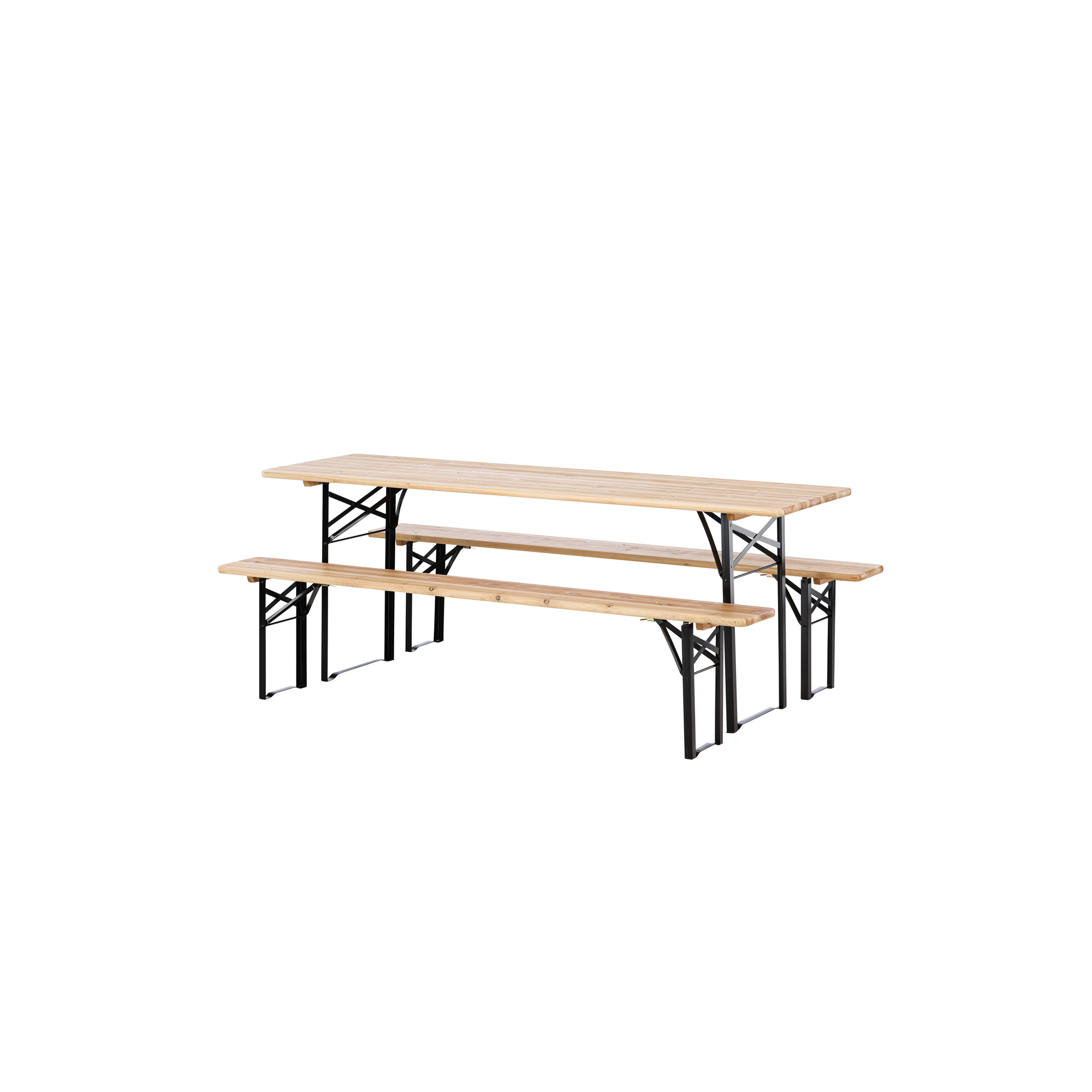 Bänkbord Venture Home Guniess Ihopfällbart Picknickbord med 6 Sittplatser