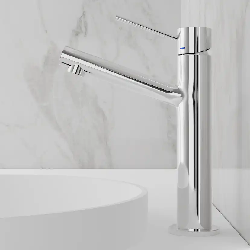Tvättställsblandare Scandtap Steel Vector Medium