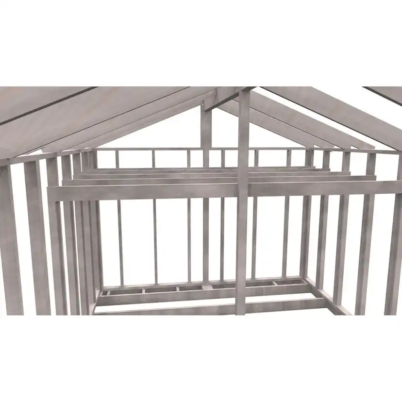 Attefallsstomme Byggstommar 22 grader Med Loft 6000x3940 mm Lösvirke