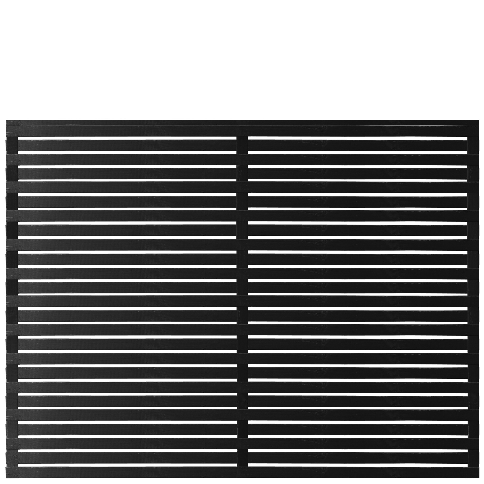 Skärm PLUS Osaka 180x136 cm Tryckimpregnerad grundmålad svart