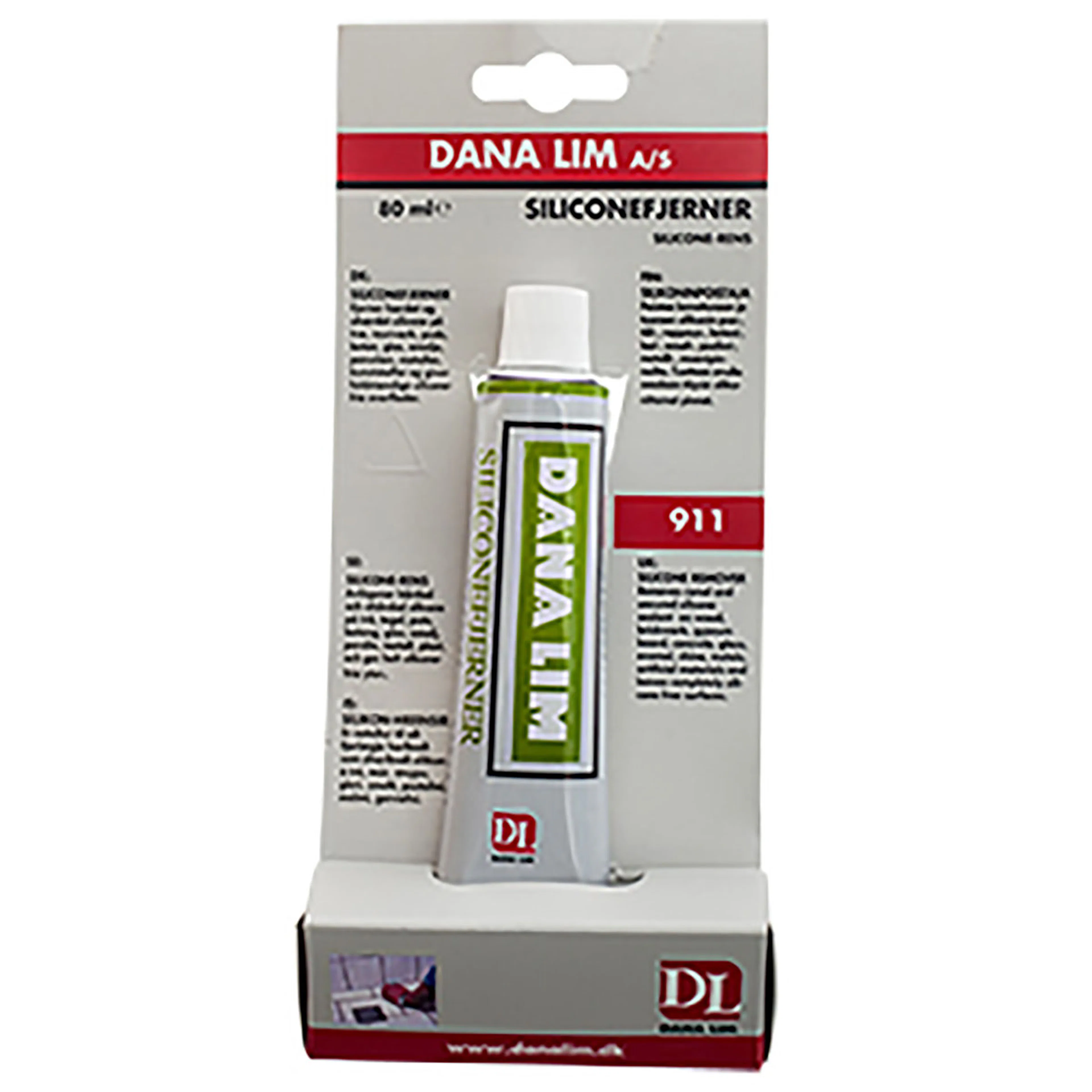Silikonborttagning Danalim Dana 911 för Våtrum 80 ml