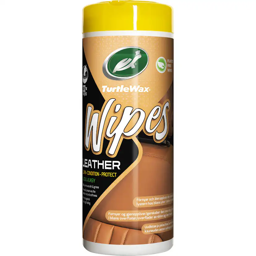 Wipes Turtle Wax Leather 32 st
