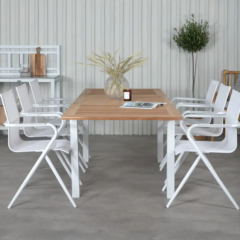 Matgrupp Venture Home Pave med 6 Act Stolar L: 160 cm