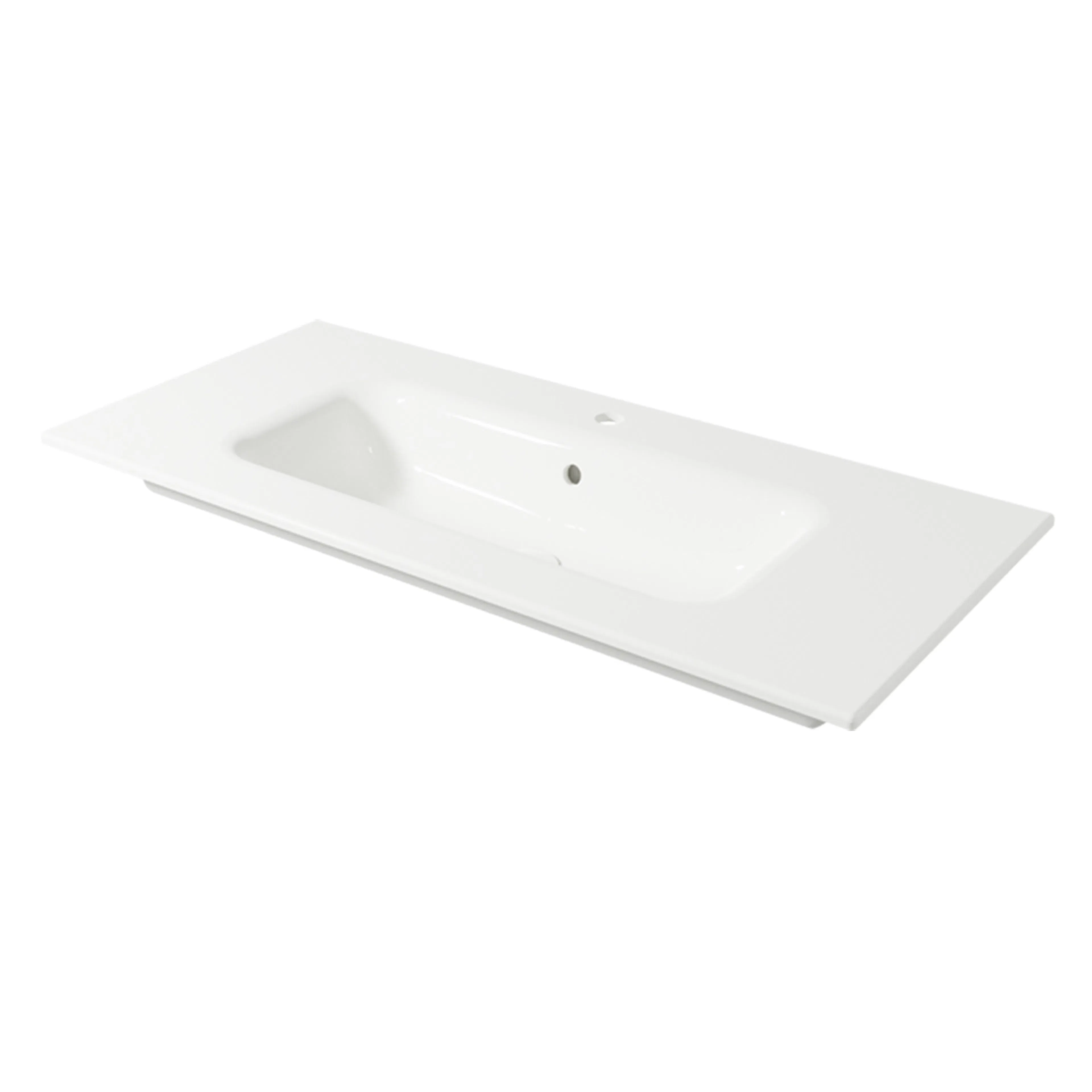 Handfat Edge 100 Matt Vit Bredd: 1010 mm, Vit Matt