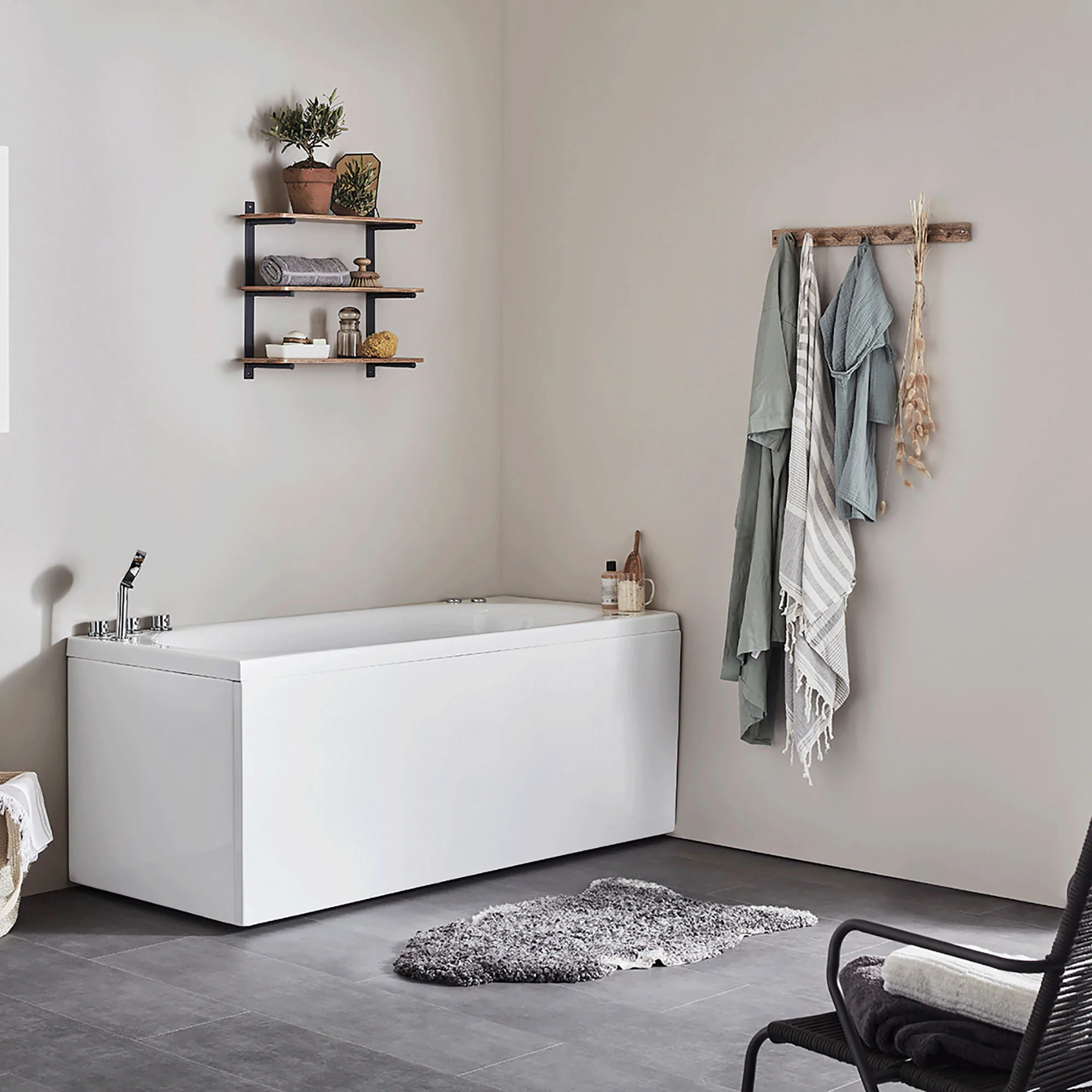 Bubbelbadkar Noro Relounge 150 inkl. blandare