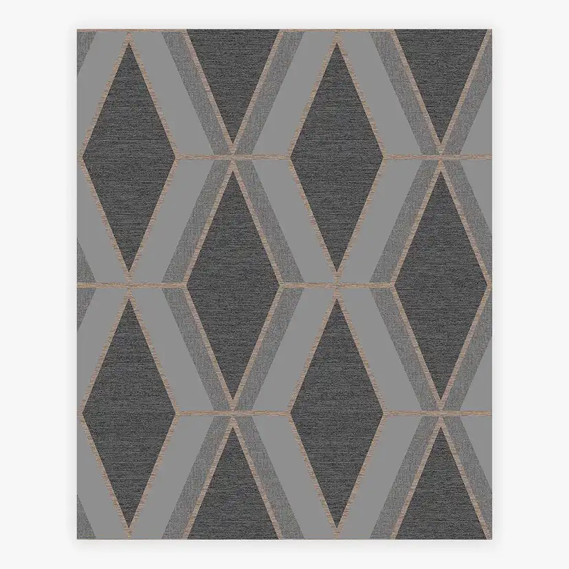 Tapet NEXT Optical Triangle Grey