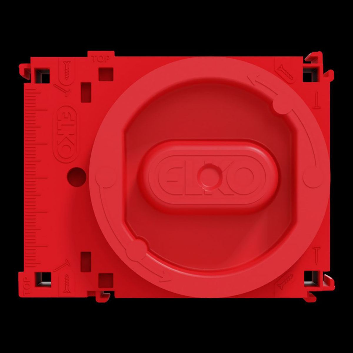 Apparatdosa Elko Flexi+ Infälld Låg för Elinstallationer