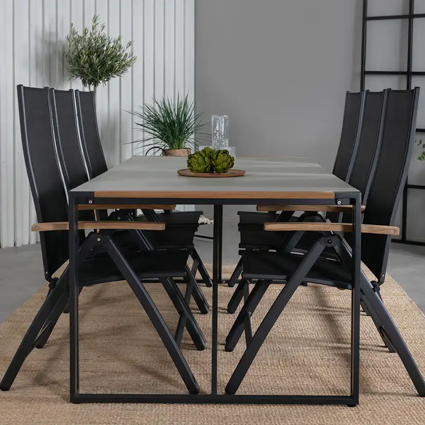 Matgrupp Venture Home Texas med 6 Pave Stolar