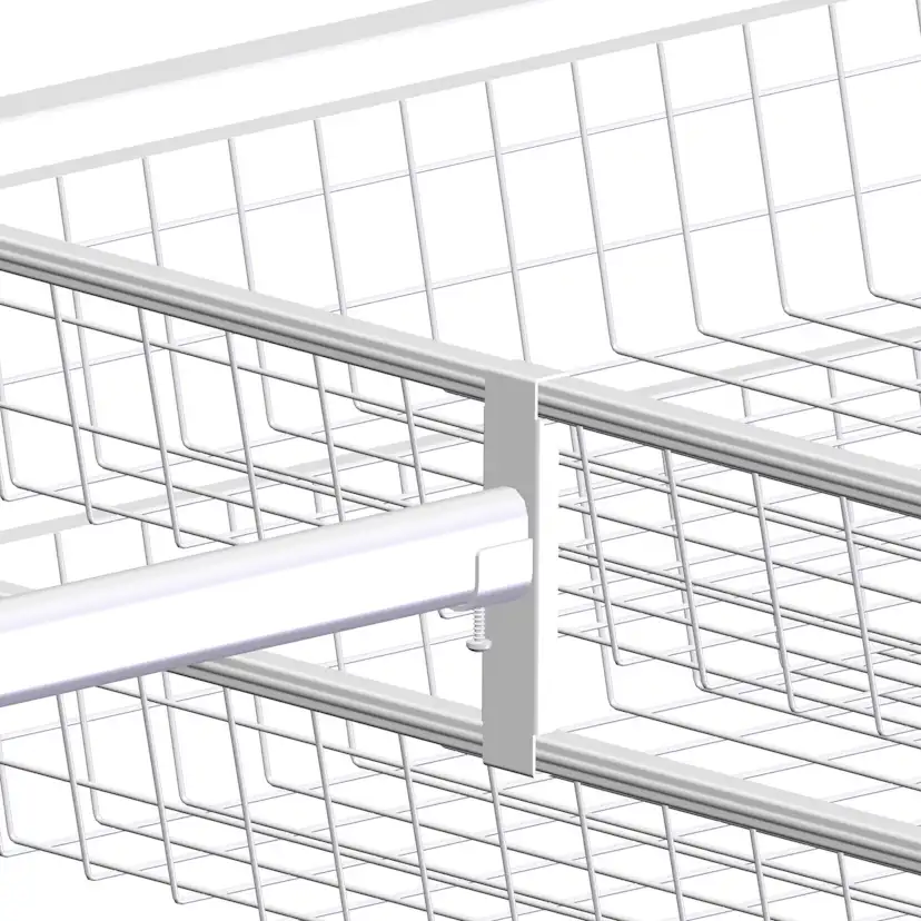 Klädstångsfäste Lundbergs Wide Stativ Vit 2-Pack