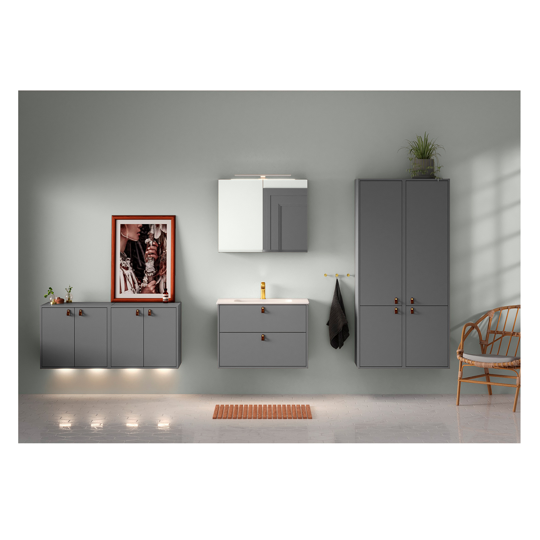 Tvättställsskåp Gustavsberg Artic 80 cm