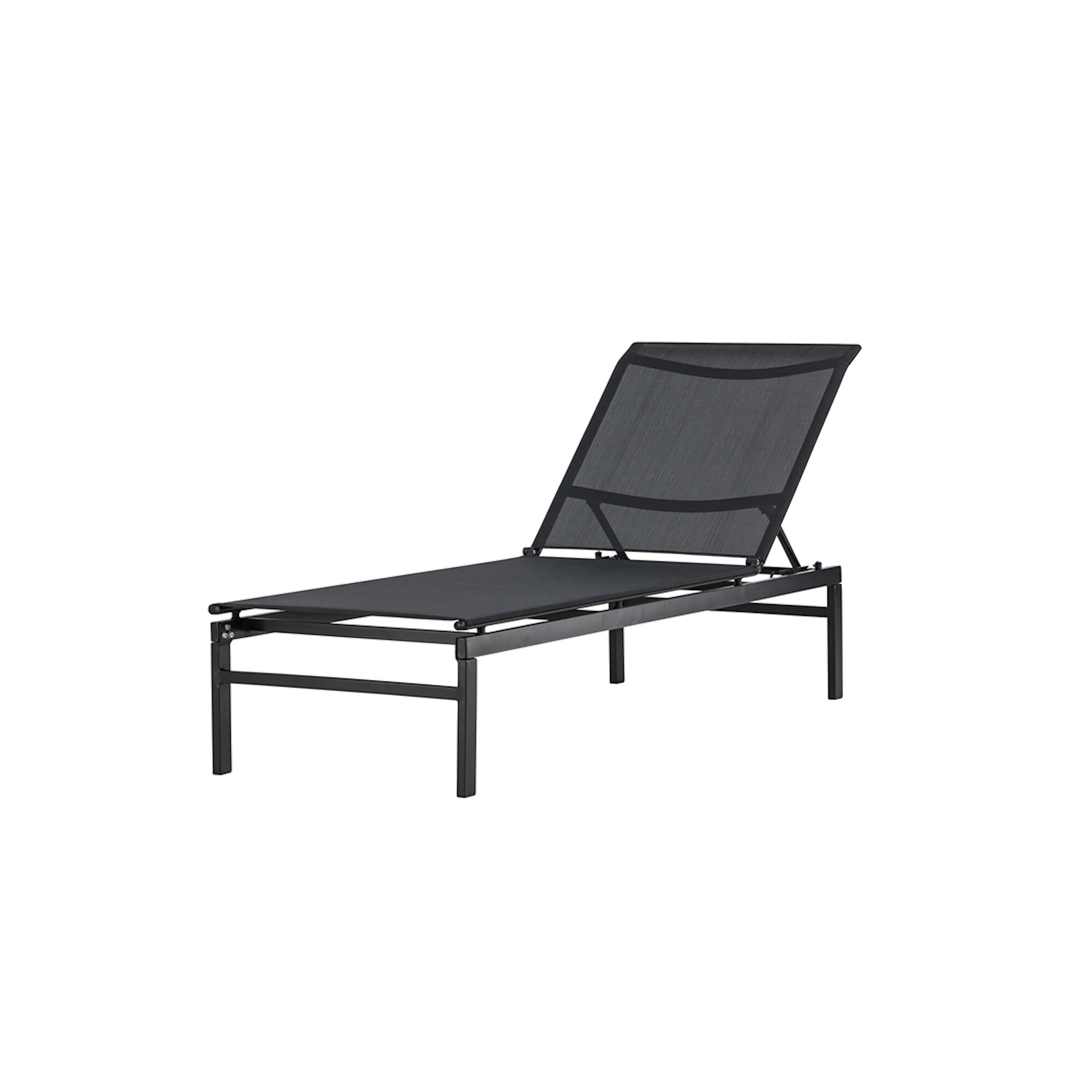 Massimo Sun Lounge - Black / Black Färg: Black