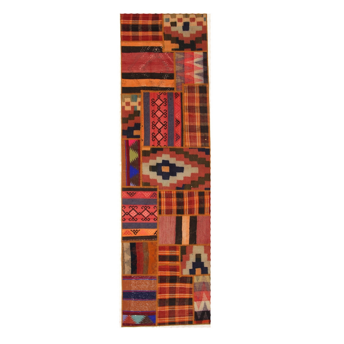 Persisk Patchworkmatta Arkiio Shiraz/Azerbajdzjan 70x251