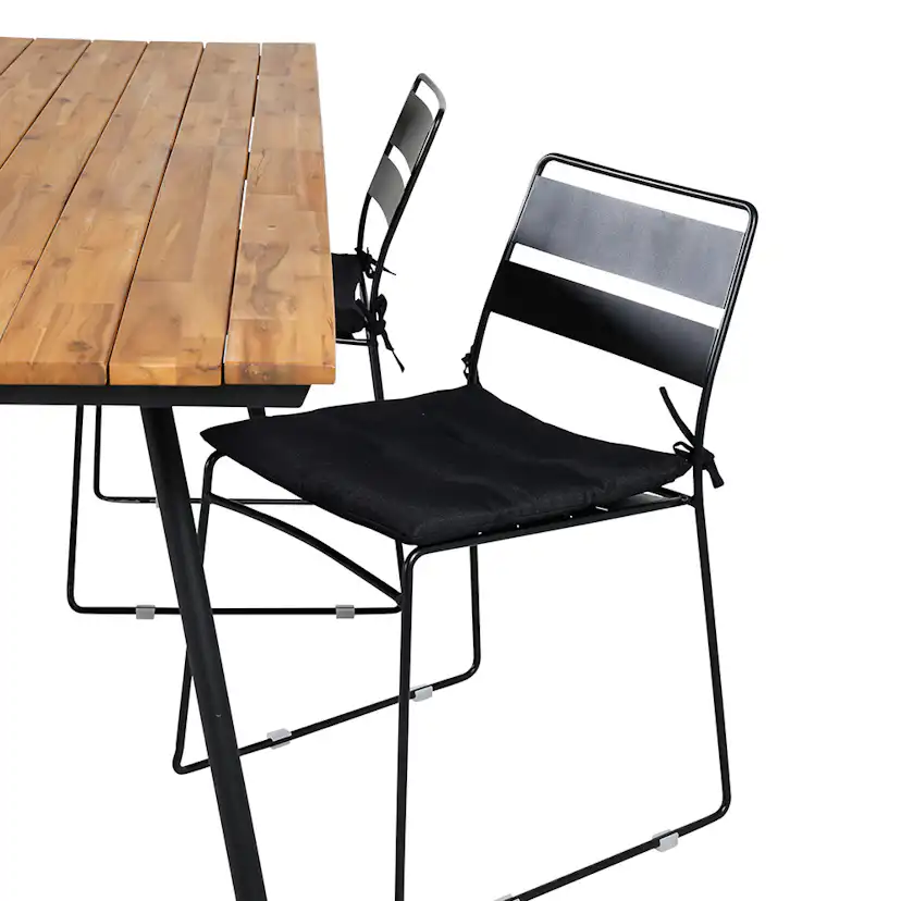Matgrupp Venture Home Chane med 4 Legi Matstolar