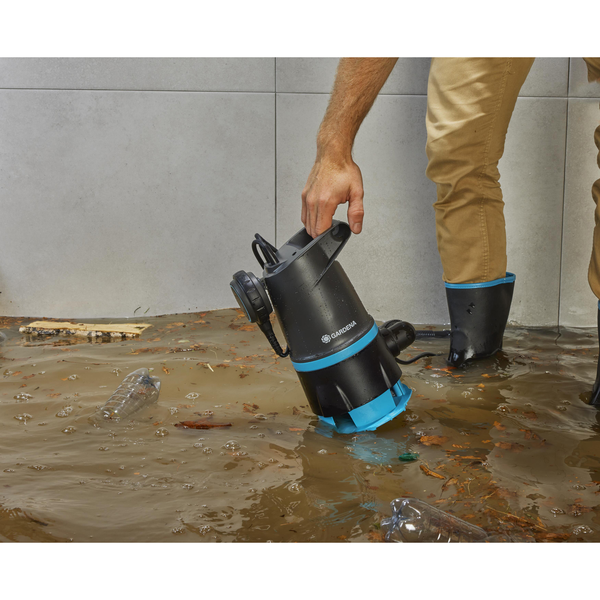Spillvattenpump Gardena Basic 20000 För Rent & Smutsigt Vatten