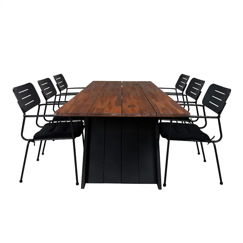 Matgrupp Venture Home Doni med 6 Nime Matstolar