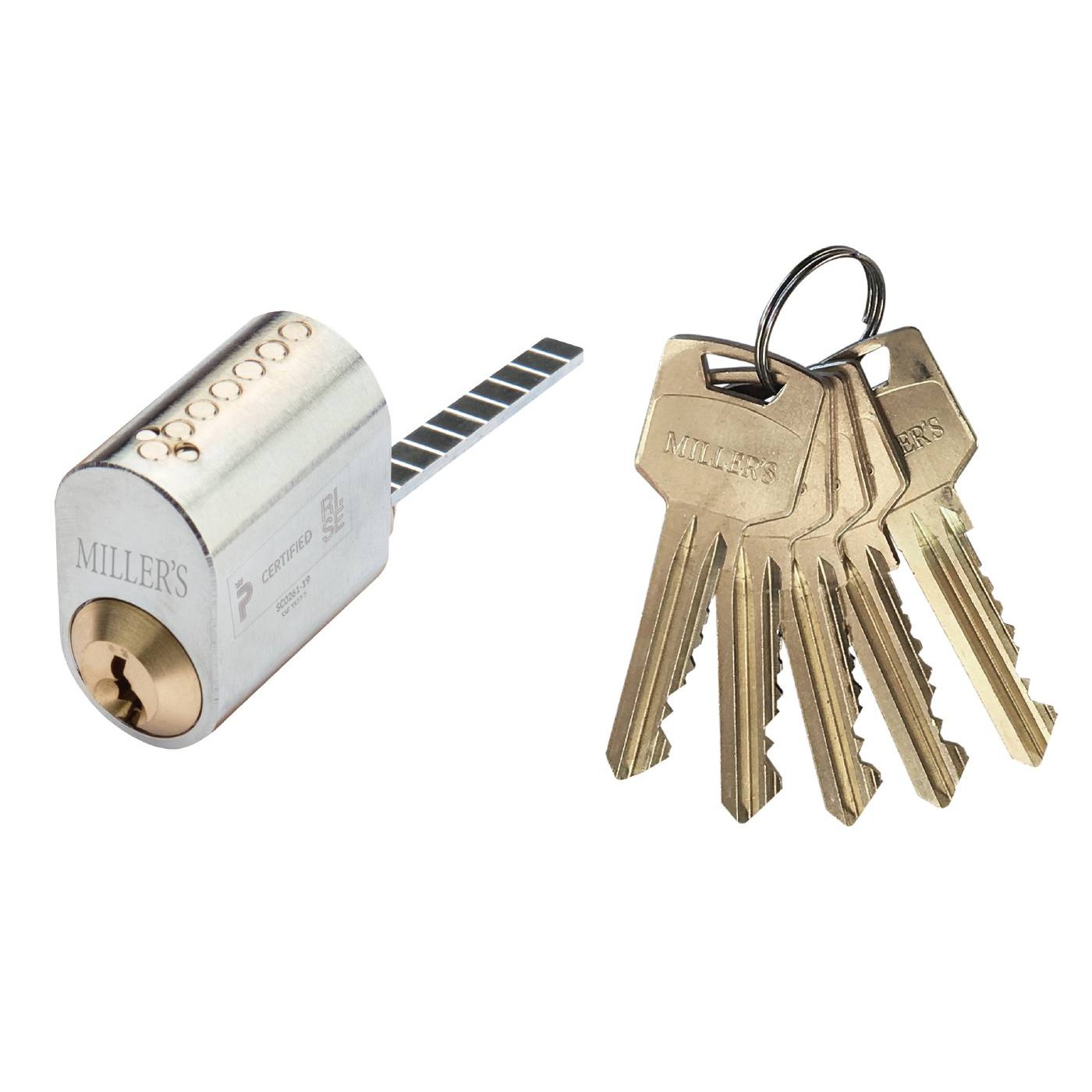 Cylinder Millers 71207 Oval 5 nycklar