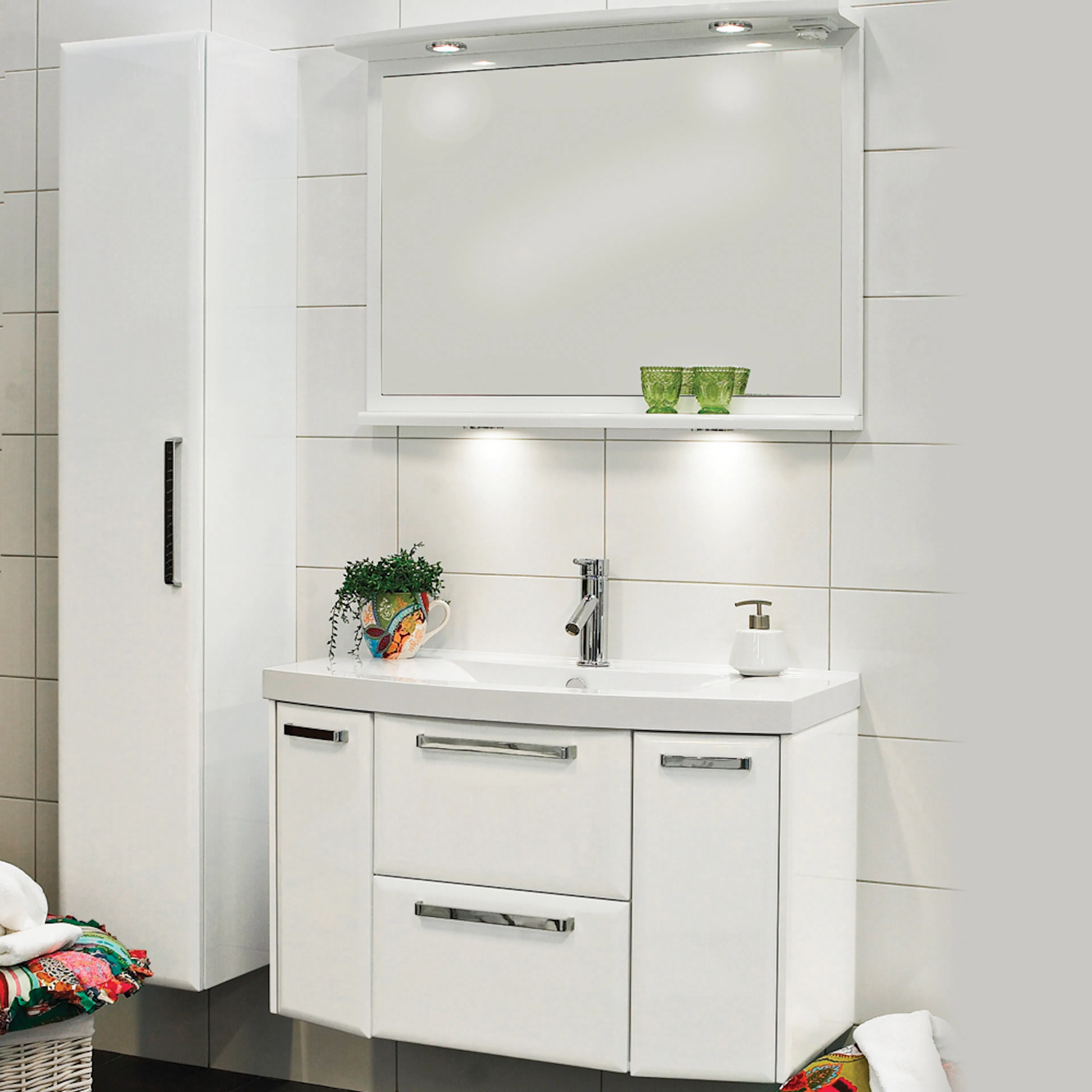 Möbelpaket Noro Star Vit Högblank