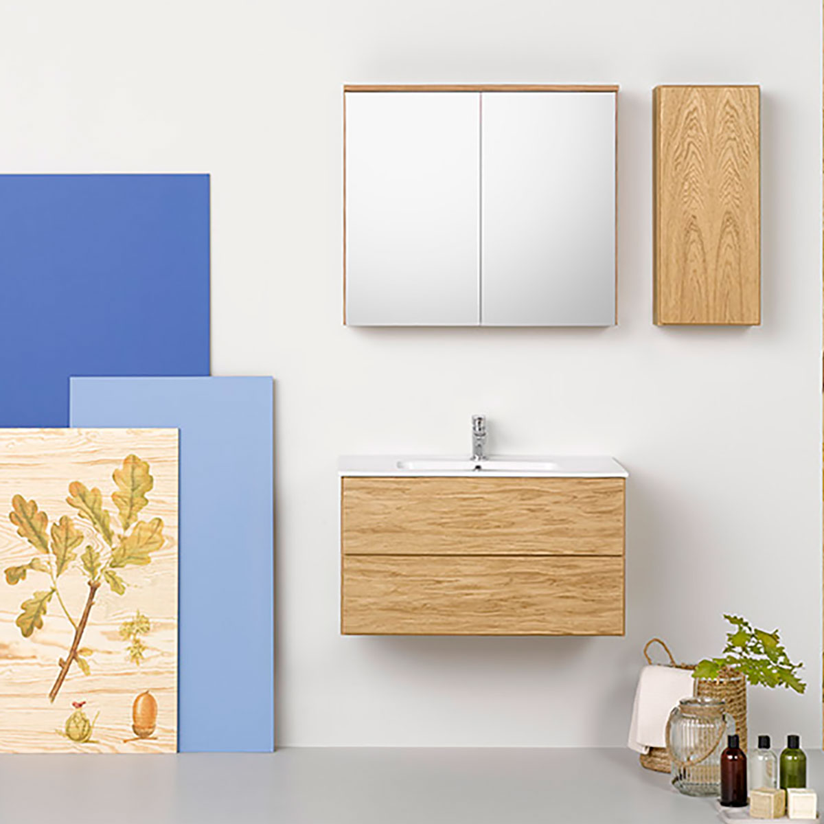 Möbelpaket Westerbergs Afton 800 med Spegelskåp Ek