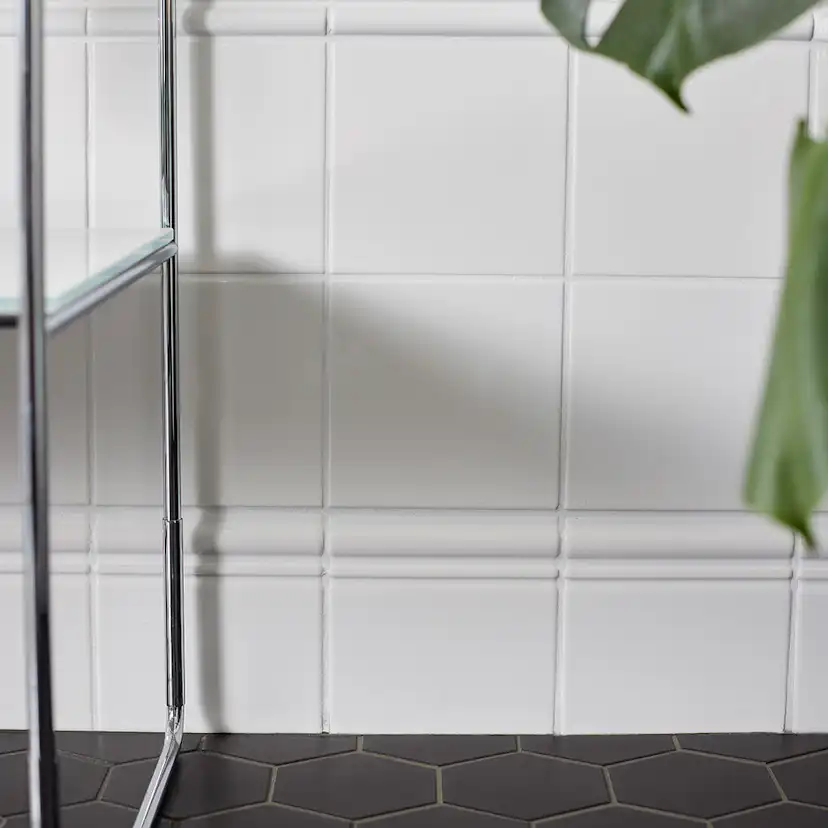 Kakel Konradssons Evolution Skirting Vit Blank 15x15 cm