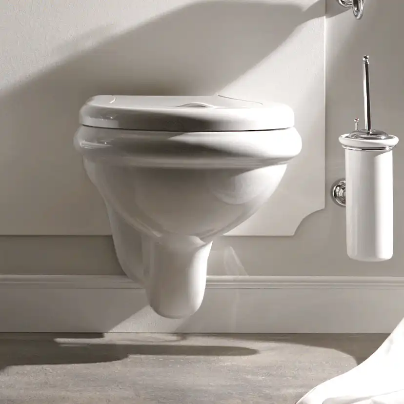 Vägghängd Toalettstol Lavabo Retro