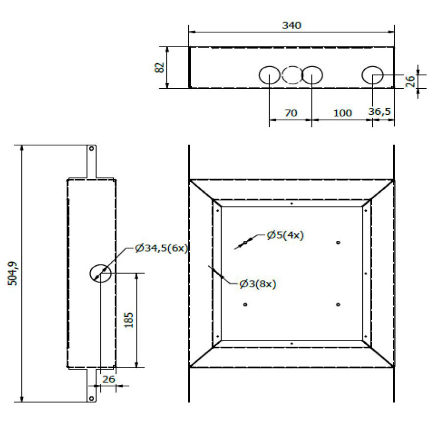 Inbyggnadslåda Grohe The Box 120087