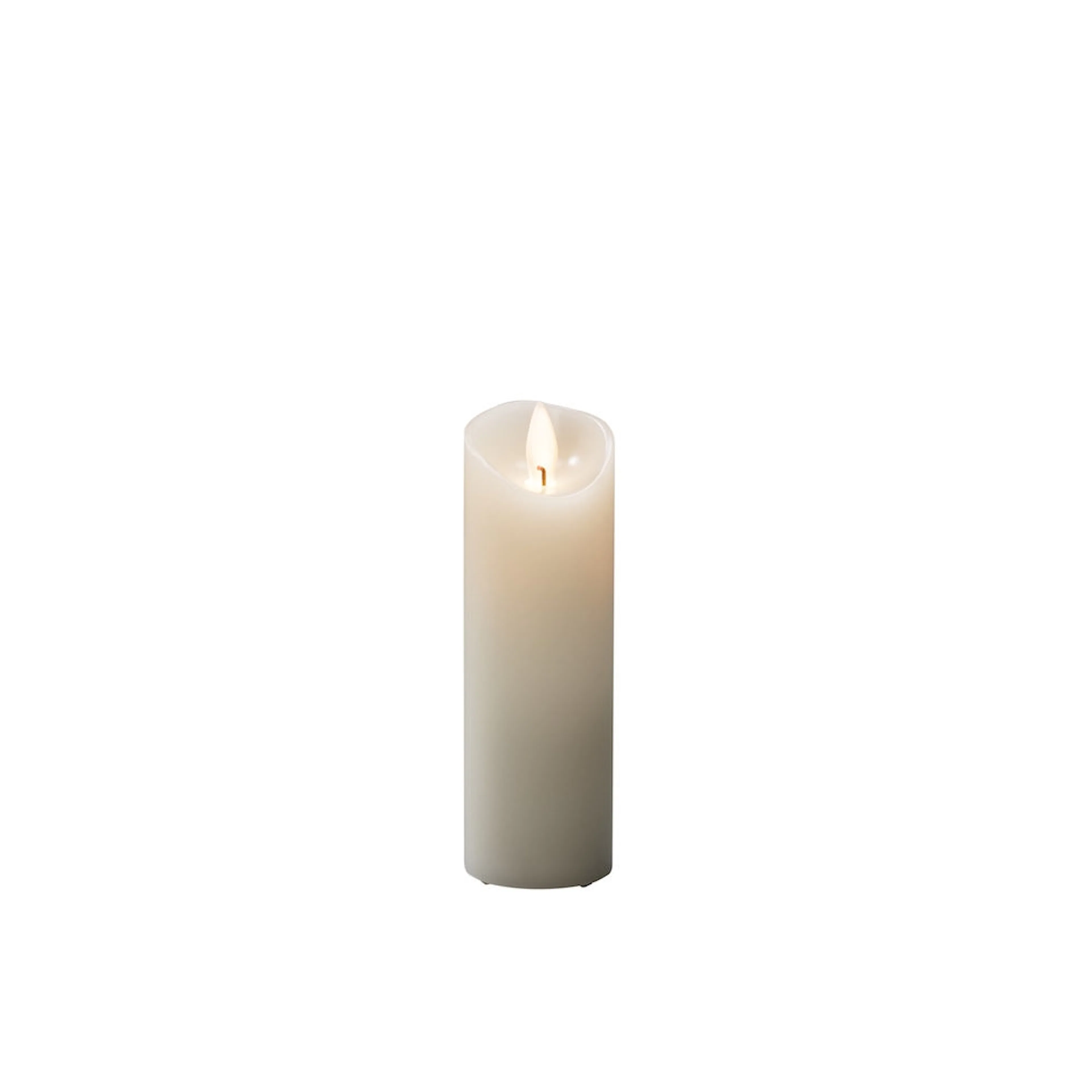 Vaxljus 5x15,2 cm LED vitt HxB: 127x50 mm