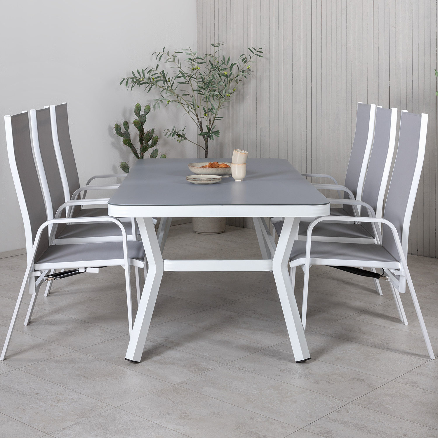 Matgrupp Venture Home Virya 160x90 med 6 Copacabana Reclinerstolar