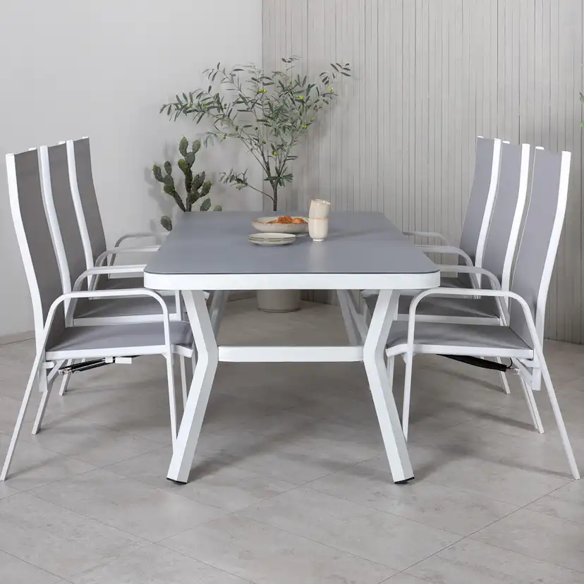 Matgrupp Venture Home Virya 160x90 med 6 Copacabana Reclinerstolar