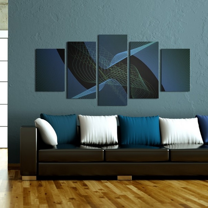 Tavla - Dark abstraction 100x50 100x50 cm