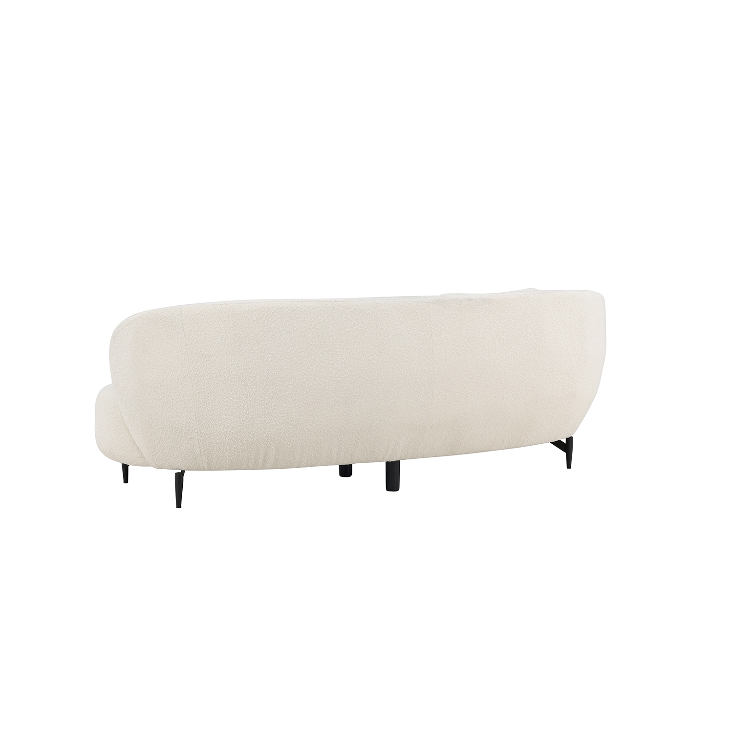 3-sitssoffa Venture Home Luna Boucle Vit