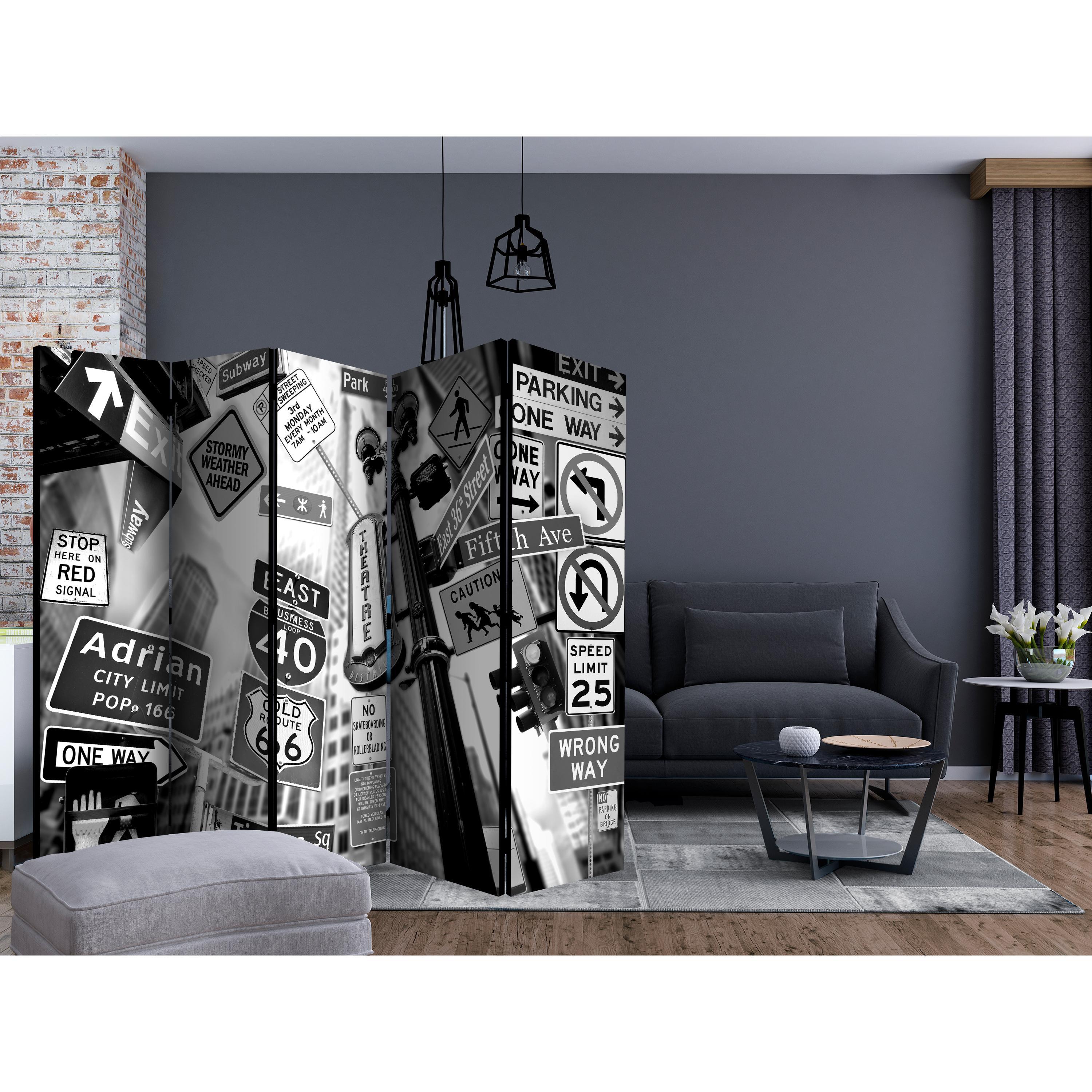 Rumsavdelare Arkiio Roads to Manhattan II 225x172 cm