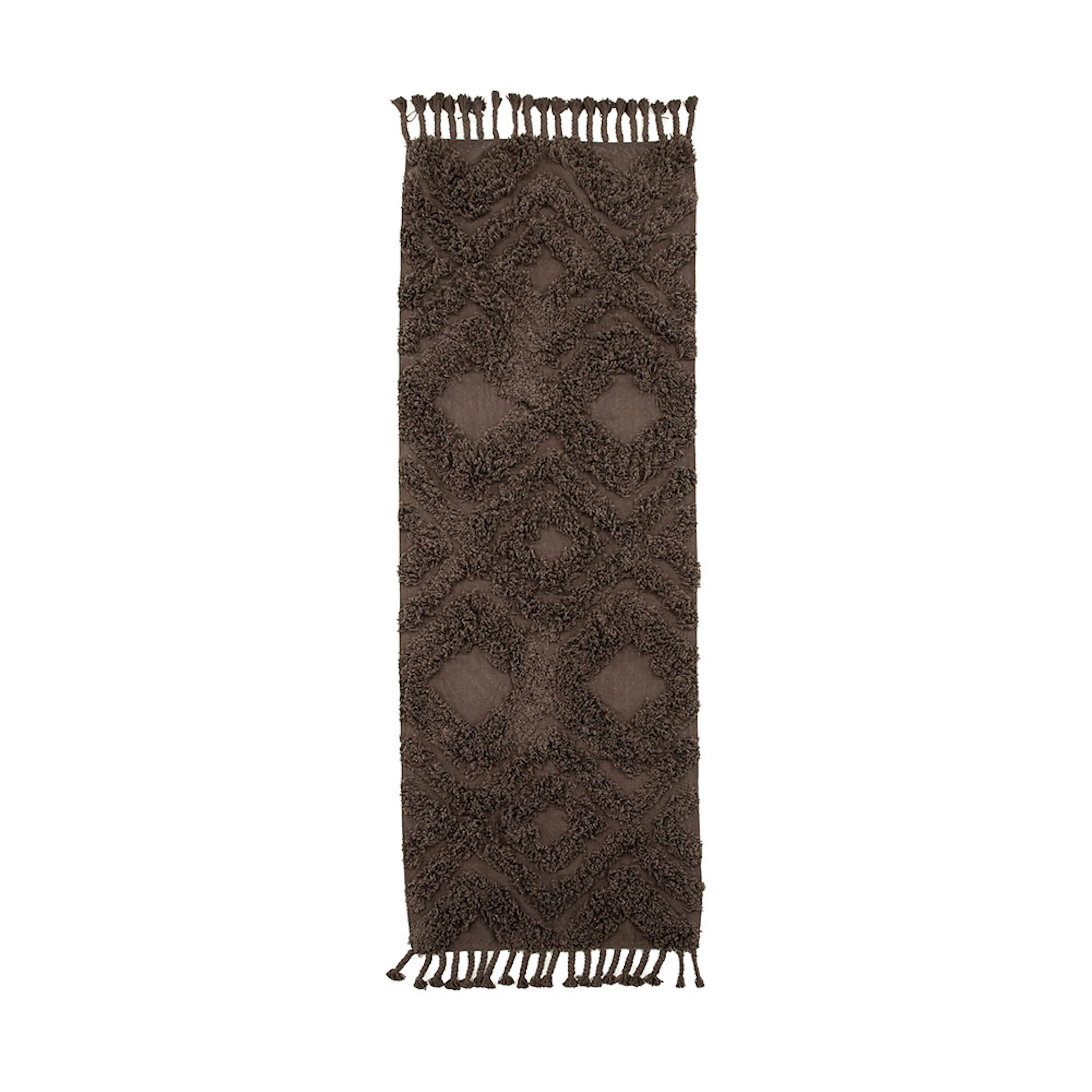 Hilma Cotton - 200*70- -Rectangular-Brown 200x70 cm Brun