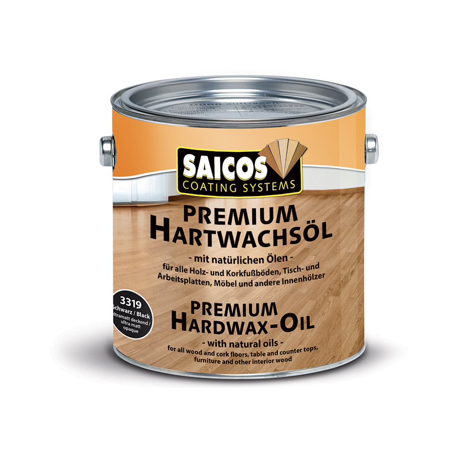 Hårdvaxolja Saicos 3319 Svart