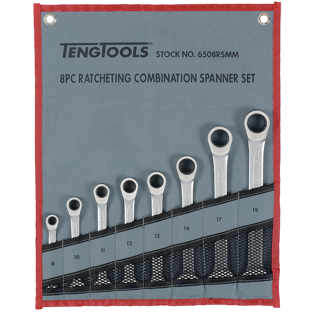 U-ringspärrnyckelsats Teng Tools 6508RSMM
