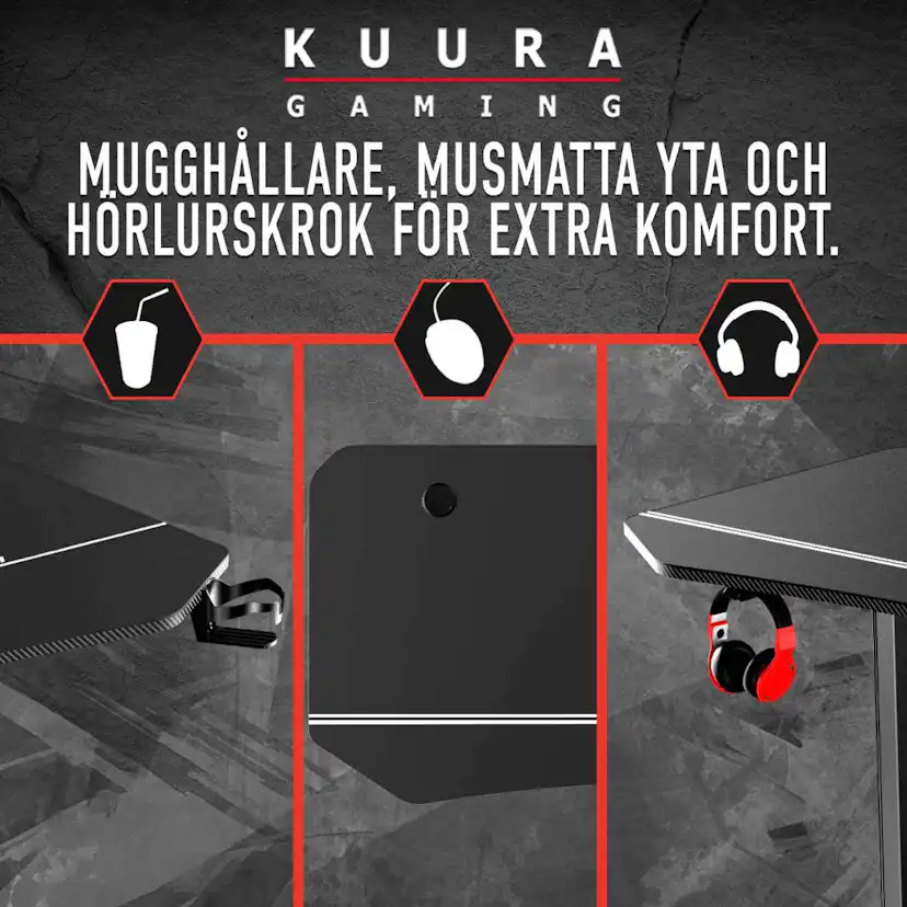 Gamingbord Kuura RGB