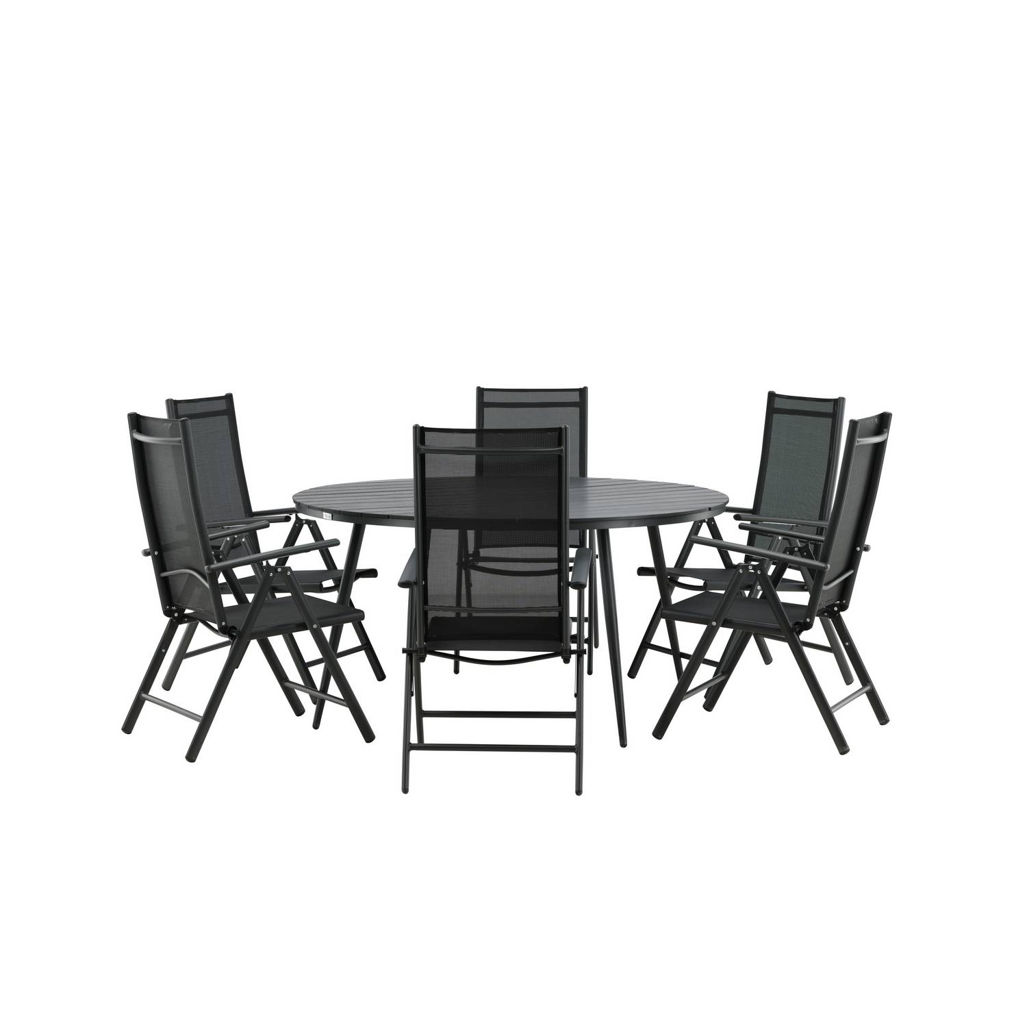 Matgrupp Venture Home Break Matgrupp Utomhus Rund 150 cm med 6 Break Positionsstol