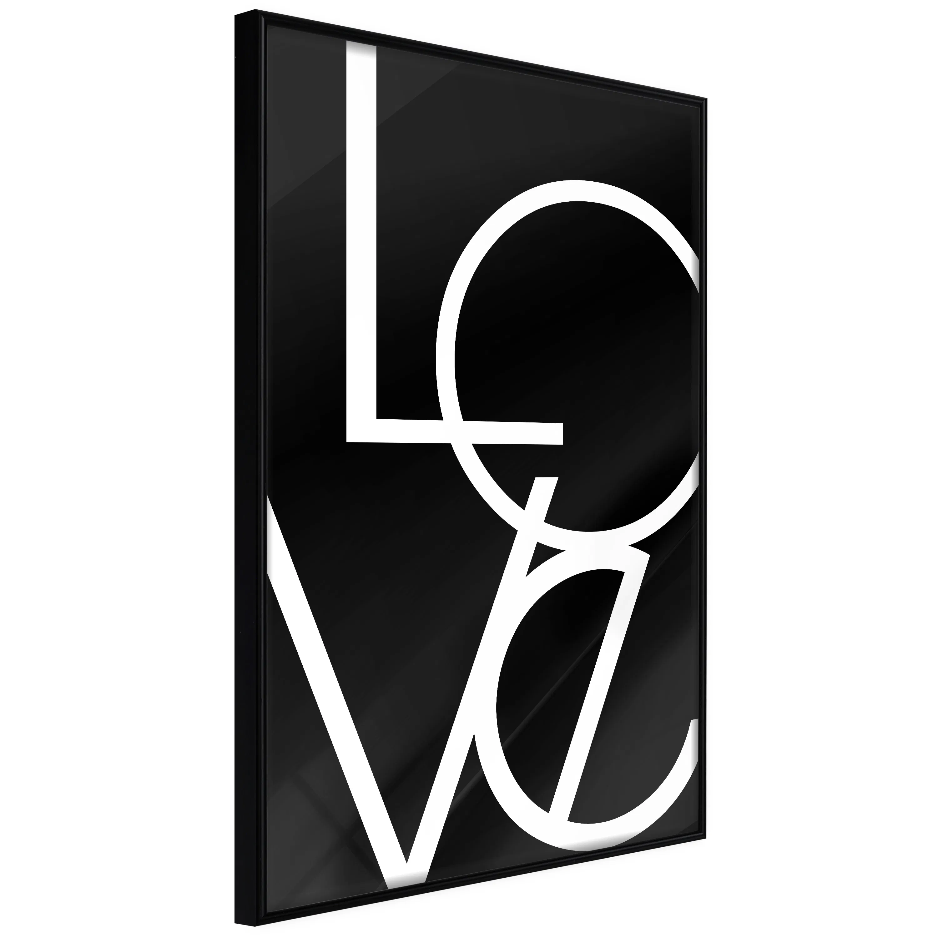 Poster Artgeist Affisch Love in Black and White