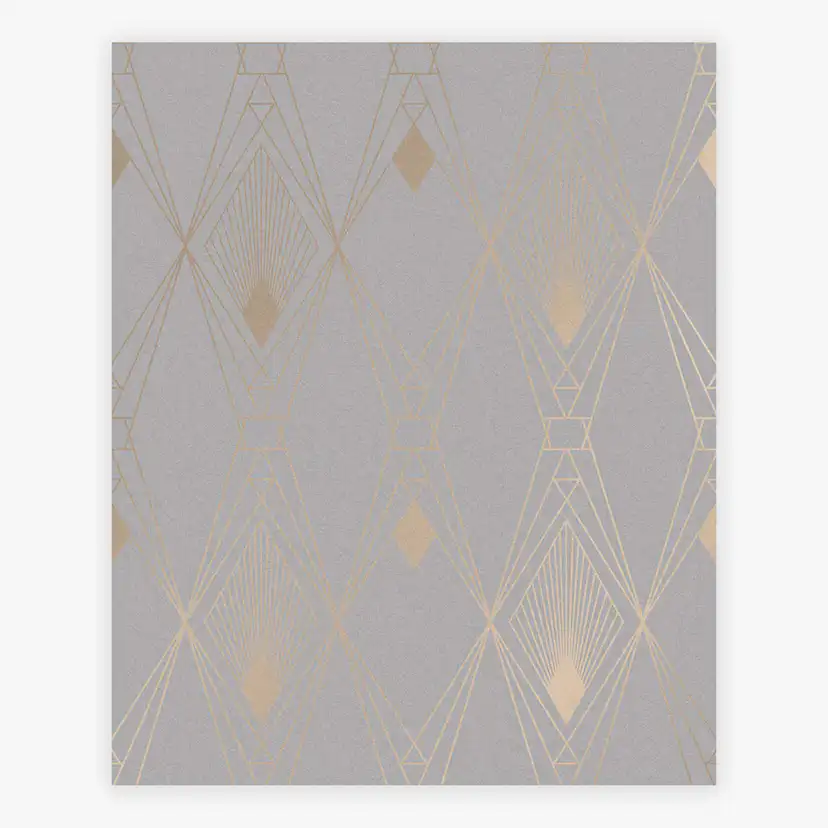 Tapet NEXT Deco Geometric Grey