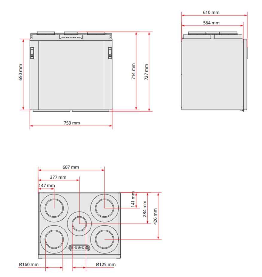 Luftbehandlingsaggregat Flexit Nordic S4