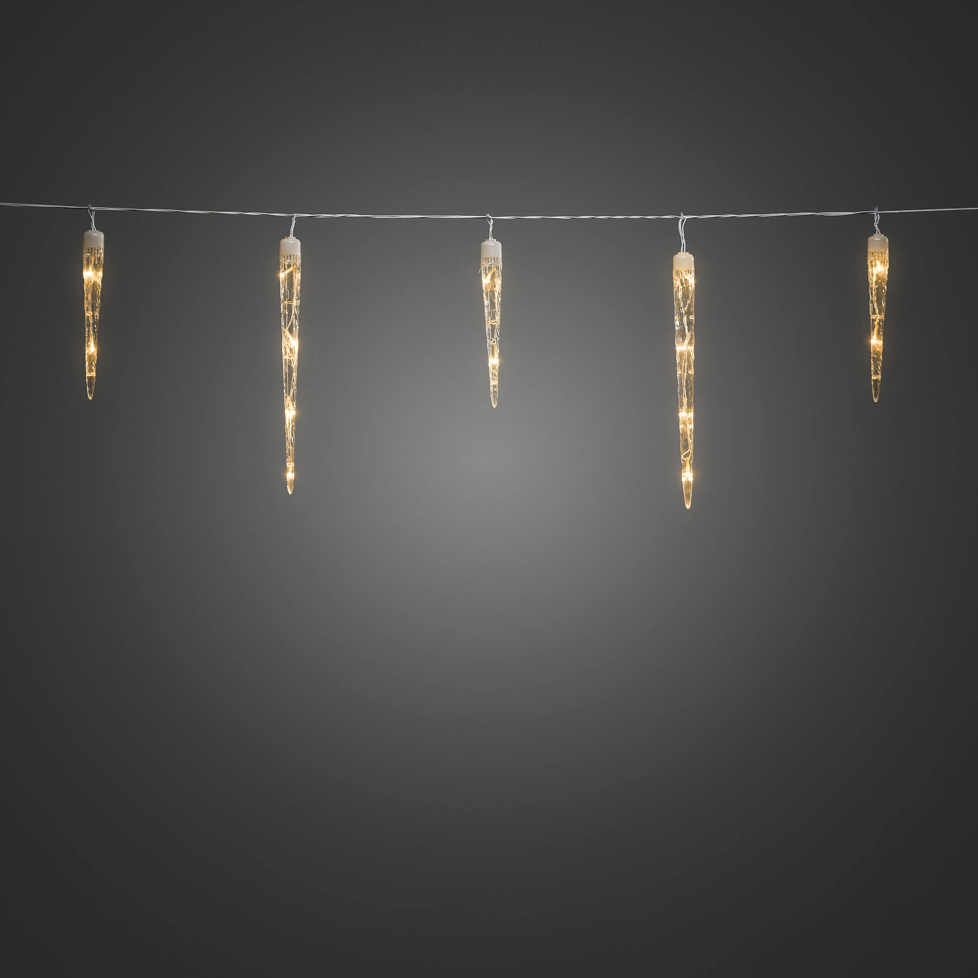 Istappslinga Gnosjö Konstsmide 96L Amber LED