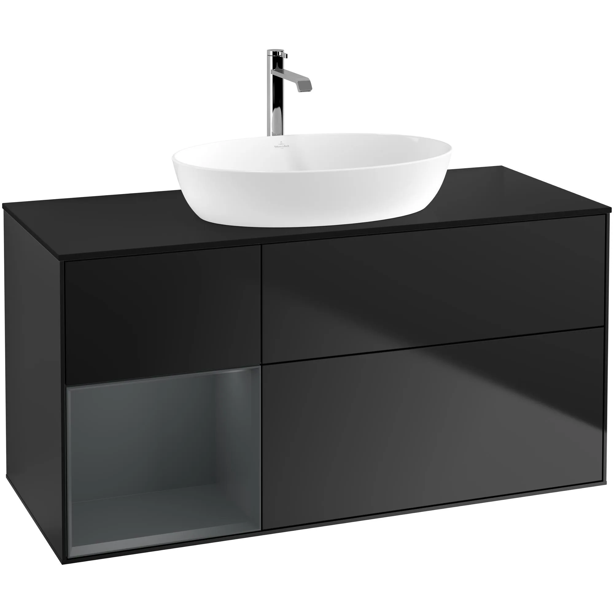 Tvättställsskåp Villeroy & Boch Finion med 3 Lådor Hylla och Bänkskiva för Fristående Tvättställ från Artis & Collaro
