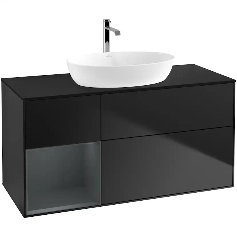 Tvättställsskåp Villeroy & Boch Finion med 3 Lådor Hylla och Bänkskiva för Fristående Tvättställ från Artis & Collaro