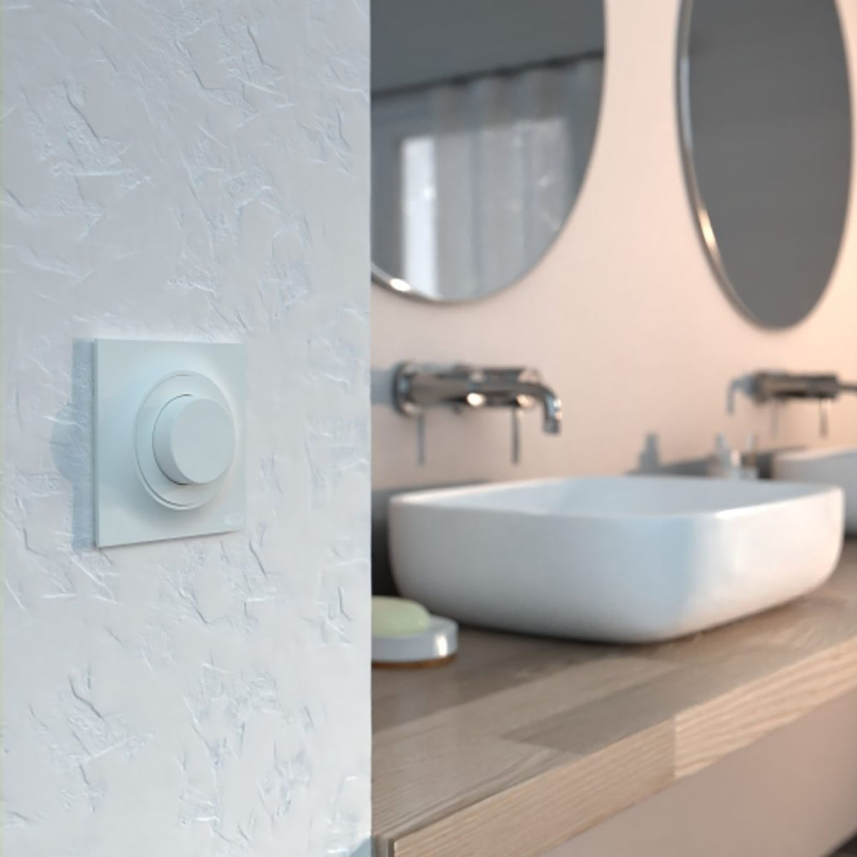 Dimmer Elko One Vridbar Infälld 1-10V med Skruvanslutning