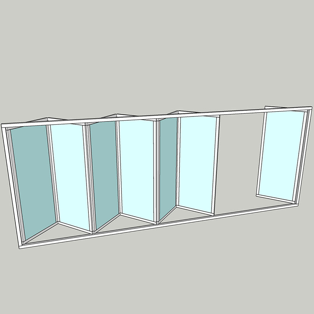 Vikparti Allvy Sunroom s75 3-Glas 7-Delad