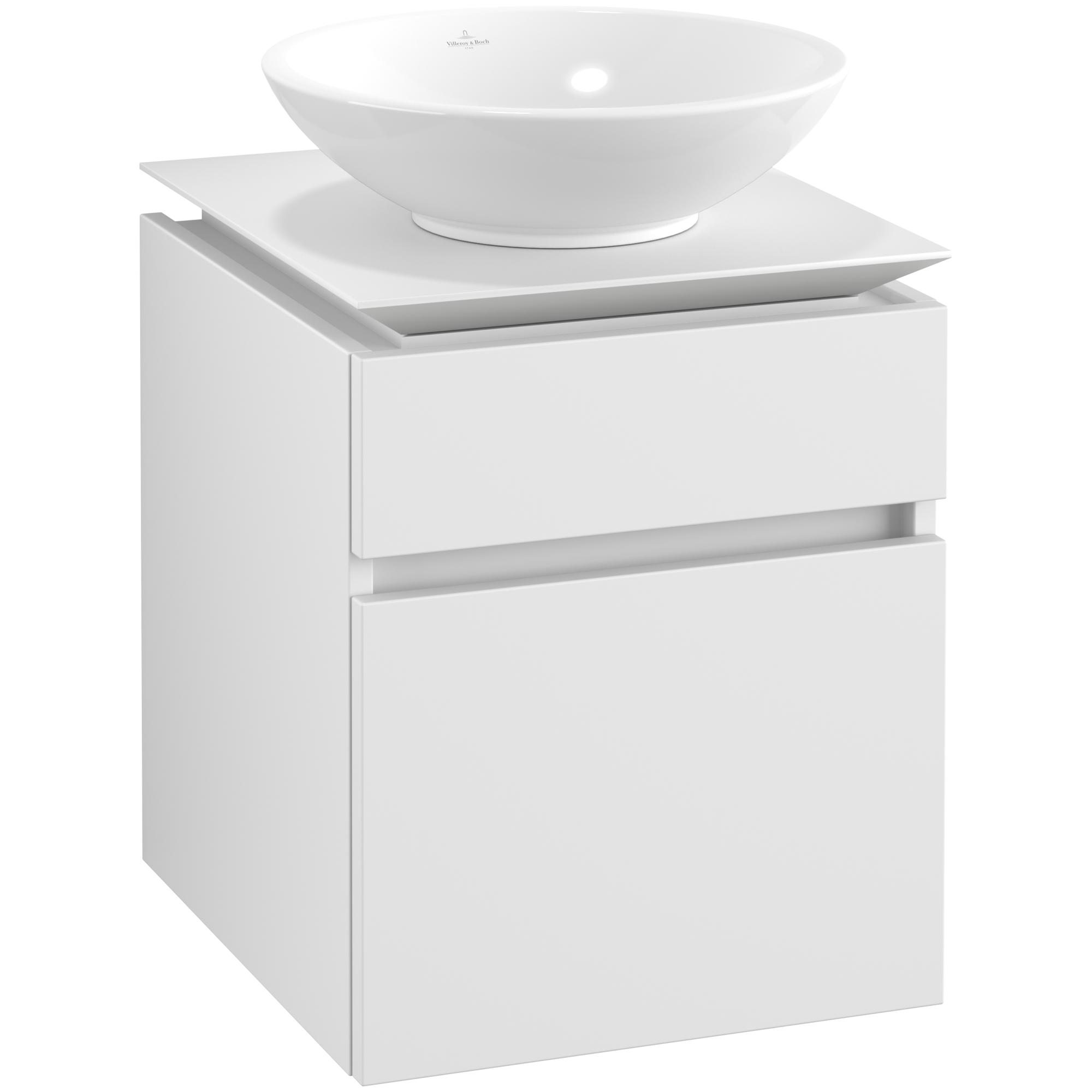 Tvättställsskåp Villeroy & Boch Legato 450 med 2 Lådor för Ytmonterat Tvättställ