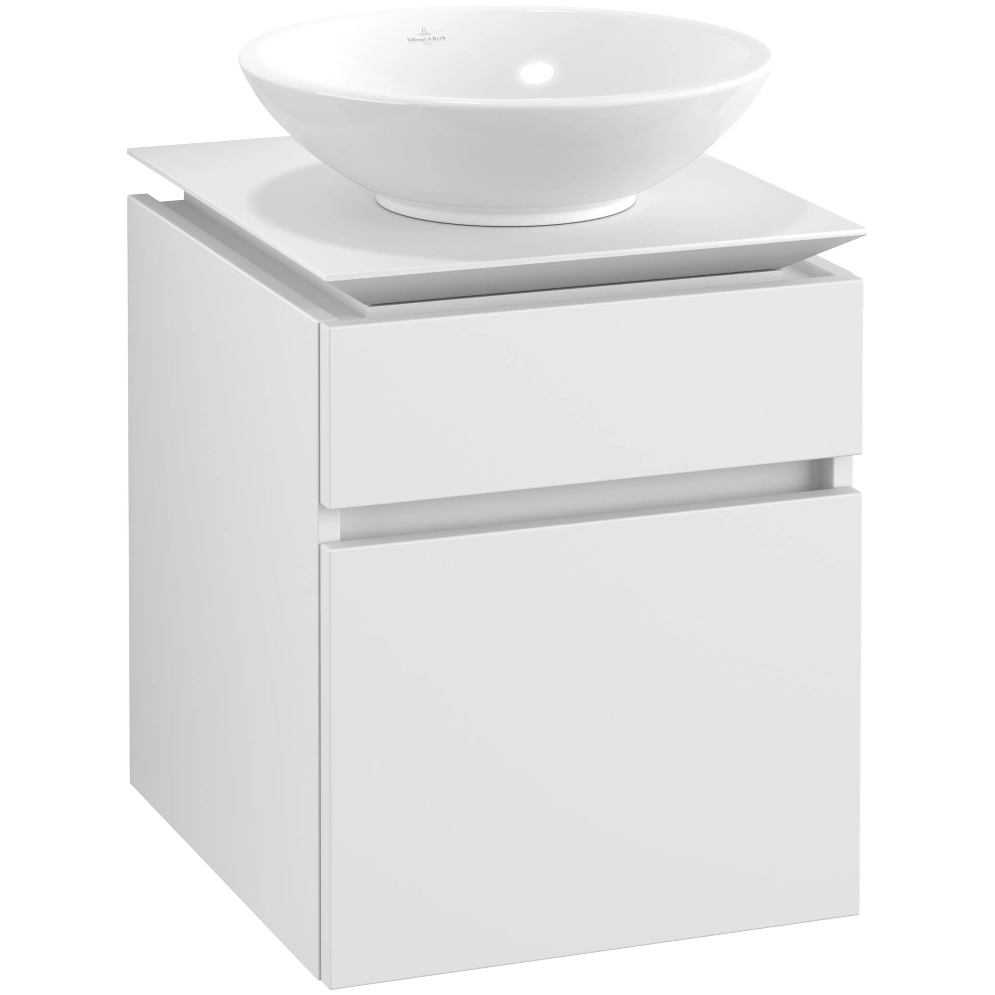 Tvättställsskåp Villeroy & Boch Legato 450 med 2 Lådor för Ytmonterat Tvättställ