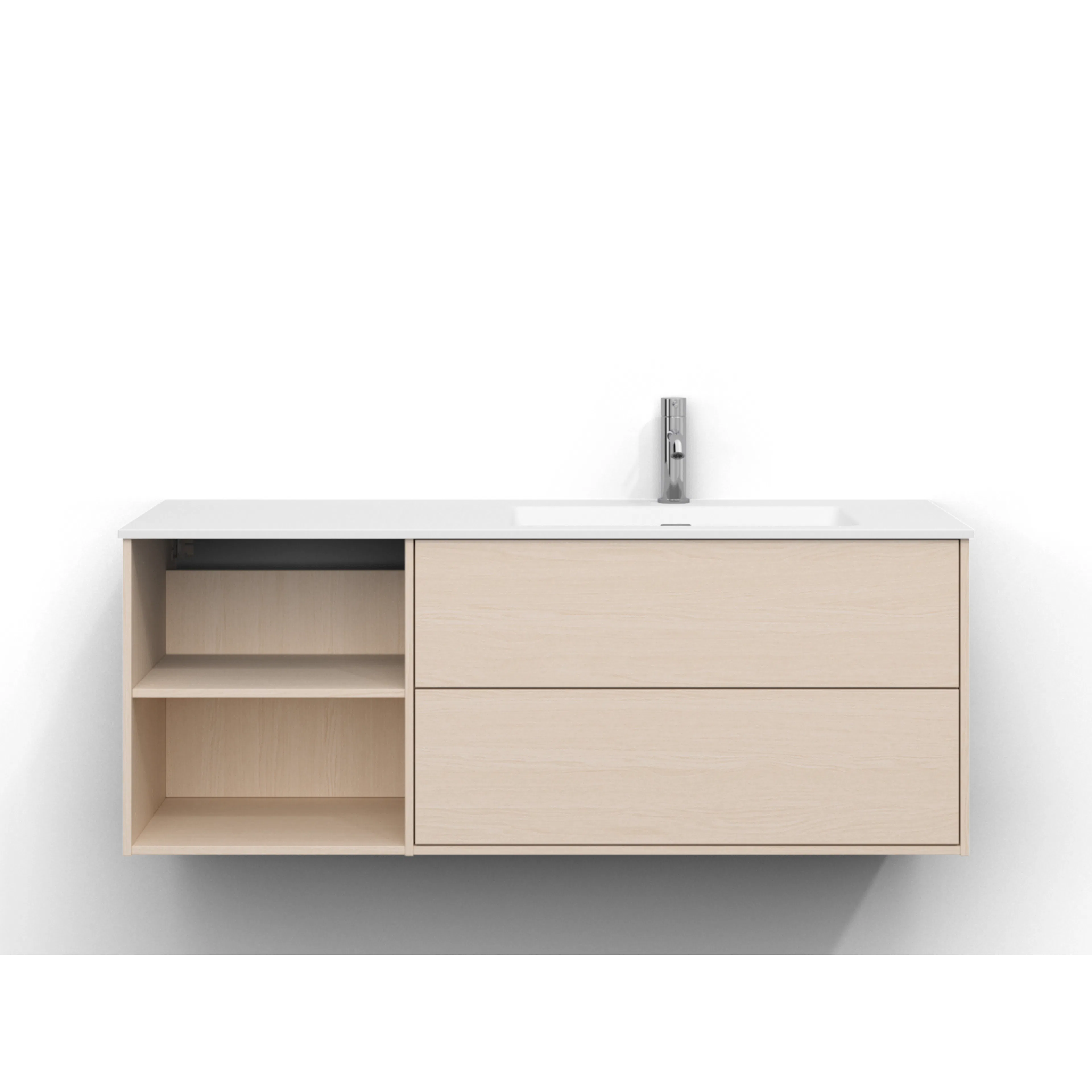 Epos Udel 120H V.Ask 0+2L Pln Vit Ask, Front: Plan, Placering: Höger
